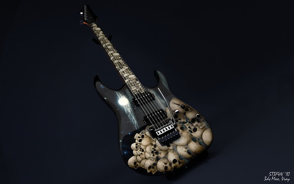 electric guitar ibanez grg 3d max - Ibanez GRG series Electric Guitar by 5T3F4N